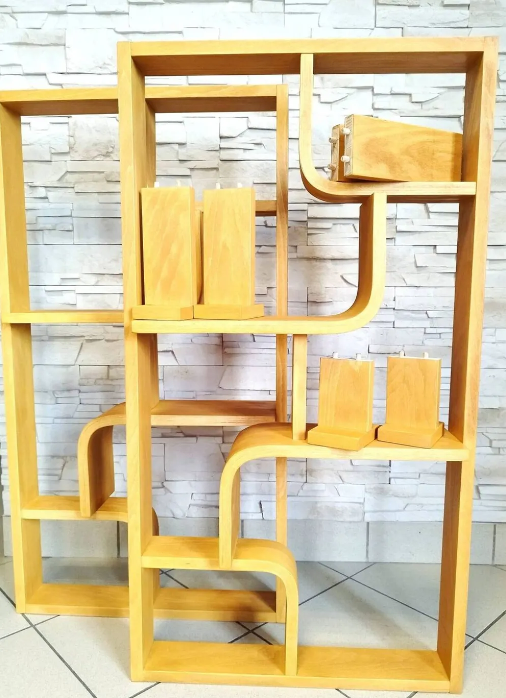 Support pour Plantes par Ludvik Volak pour Drevopodnik Holesov, Set de 2