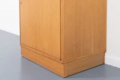Swedish vintage bar cabinet in two parts in oak from the 1970s