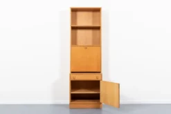 Swedish vintage bar cabinet in two parts in oak from the 1970s