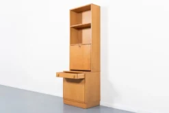 Swedish vintage bar cabinet in two parts in oak from the 1970s