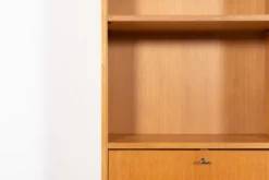 Swedish vintage bar cabinet in two parts in oak from the 1970s
