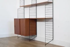 Systeme d'étageres String en teck 1960