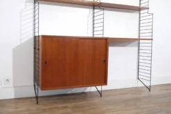 Systeme d'étageres String en teck 1960