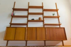 Système de rangement mural modulaire par Poul Cadovius pour Cado, années 1960