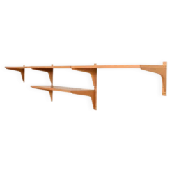 Système d'étagères en chêne par HG Furniture Danemark, années 1960