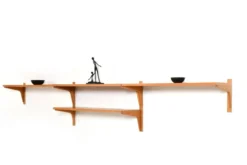 Système d'étagères en chêne par HG Furniture Danemark, années 1960