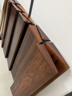 Système d'étagères en palissandre par Kai Kristiansen pour Feldballes