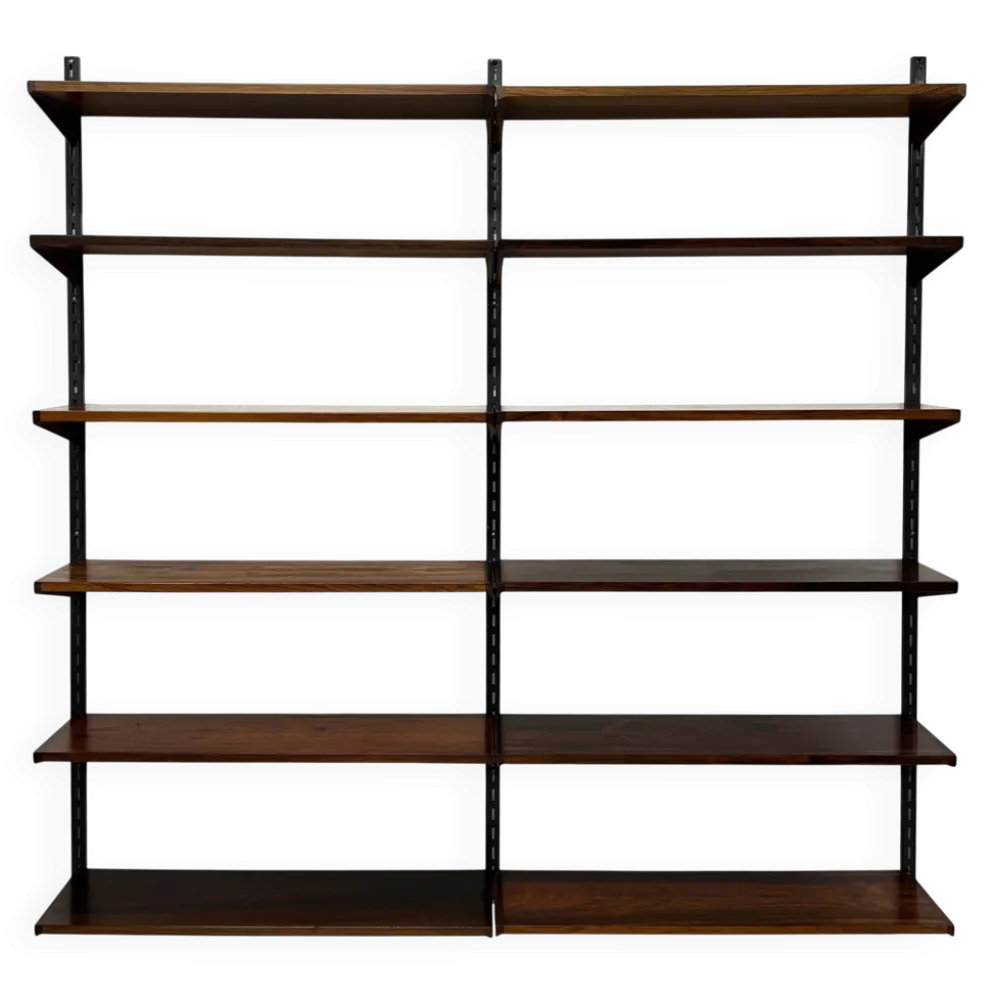 Système d'étagères en palissandre par Kai Kristiansen pour Feldballes