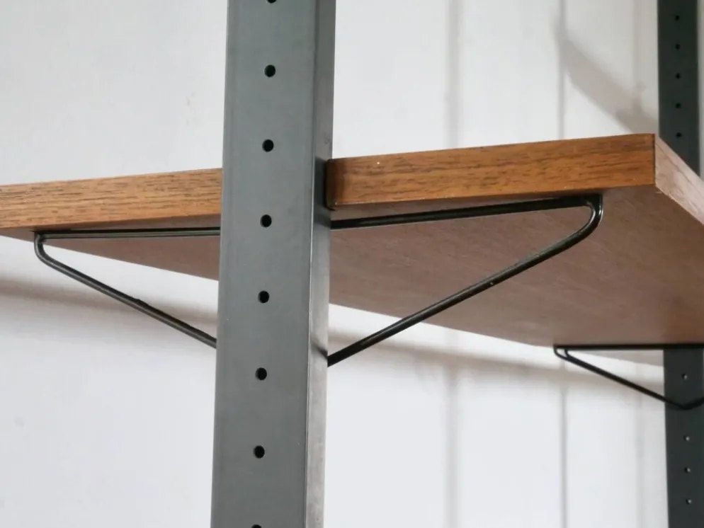 Système d'étagères modulaires en teck de style Mid-Century par Olof Pira, Suède, années 1960