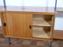 Système d'étagères modulaires en teck de style Mid-Century par Olof Pira, Suède, années 1960