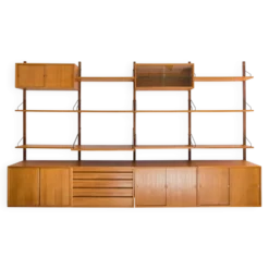 Système d'étagères murales modulaires par Poul Cadovius pour Cado, années 1960