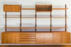 Système d'étagères murales modulaires par Poul Cadovius pour Cado, années 1960