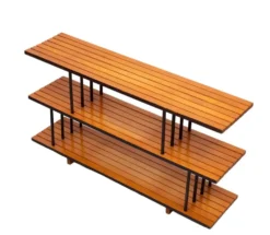 Système d'étagères Slats fait main Stokke années 1960 Hollande