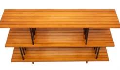 Système d'étagères Slats fait main Stokke années 1960 Hollande