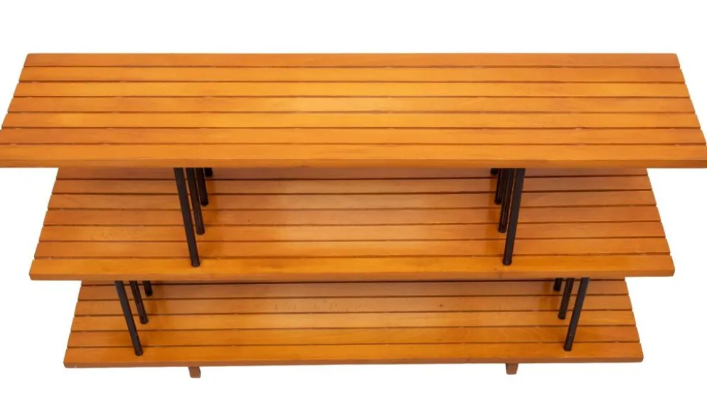 Système d'étagères Slats fait main Stokke années 1960 Hollande