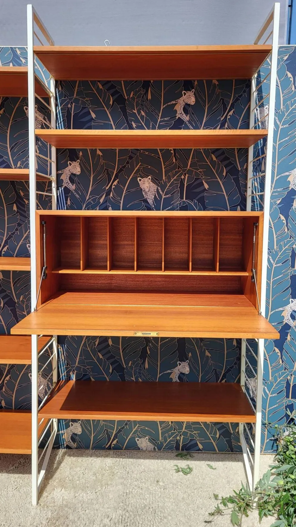 Système modulable Ladderax • Bureau Staples • Robert Heal, Londres, c.1960