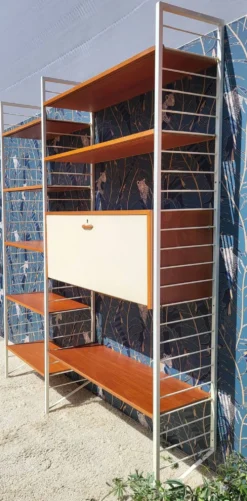 Système modulable Ladderax • Bureau Staples • Robert Heal, Londres, c.1960