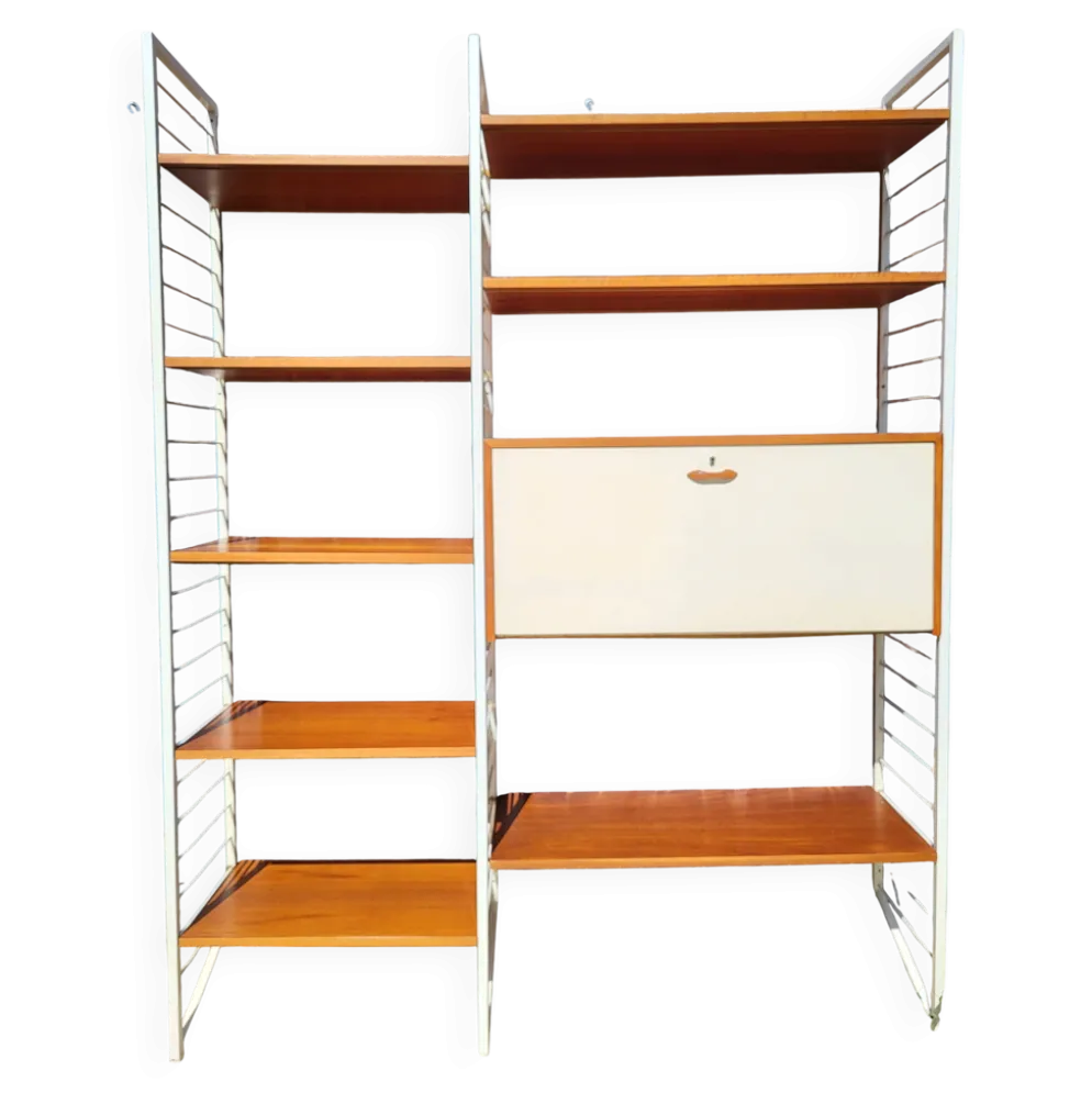 Système modulable Ladderax • Bureau Staples • Robert Heal, Londres, c.1960