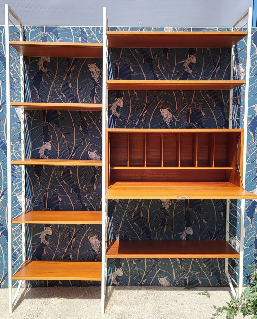 Système modulable Ladderax • Bureau Staples • Robert Heal, Londres, c.1960