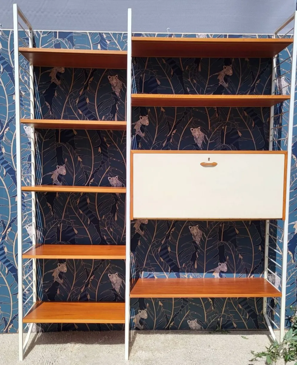Système modulable Ladderax • Bureau Staples • Robert Heal, Londres, c.1960