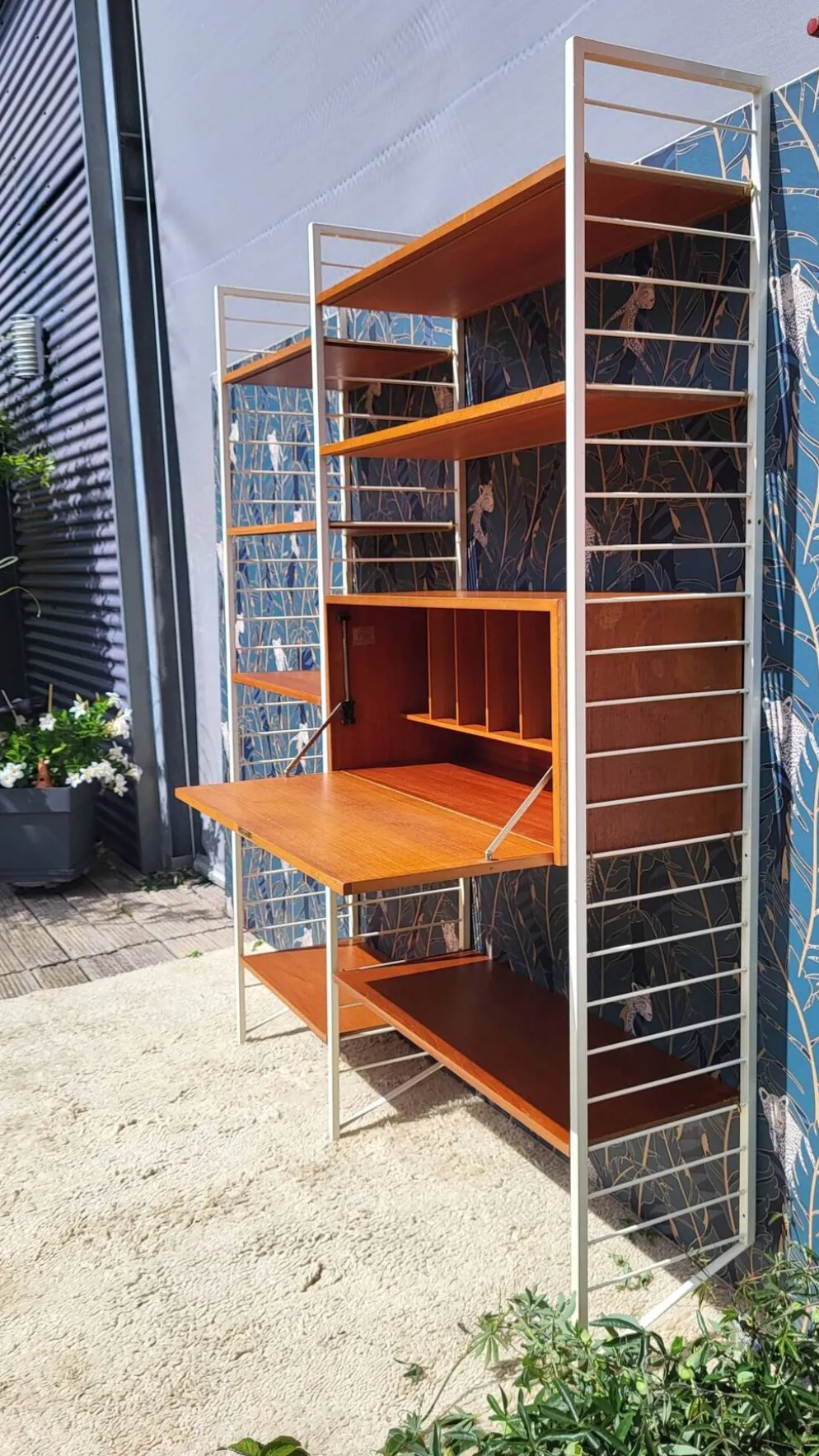 Système modulable Ladderax • Bureau Staples • Robert Heal, Londres, c.1960