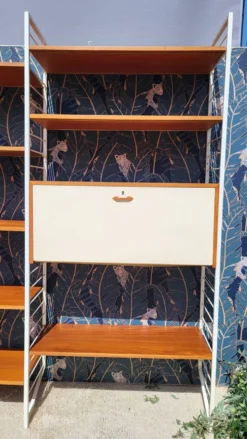 Système modulable Ladderax • Bureau Staples • Robert Heal, Londres, c.1960