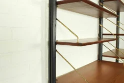 Système Mural Modulable en Teck par Louis van Teeffelen pour WéBé, 1955