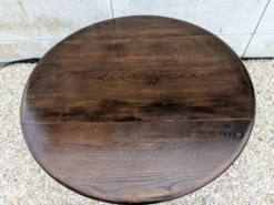 Table À Abattants Ercol 377 Orme Massif Vintage 1960 Design Ercolani