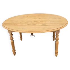 Table à abattants pliable en bois massif brut