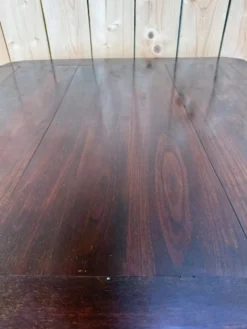 Table à allonges intégrées – Style Second Empire – XIXe siècle – Bois massi