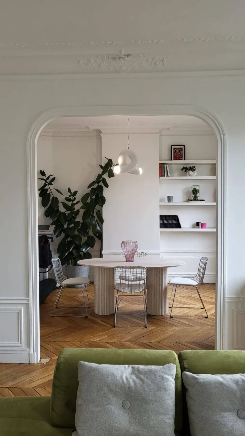 Table a manger - travertin