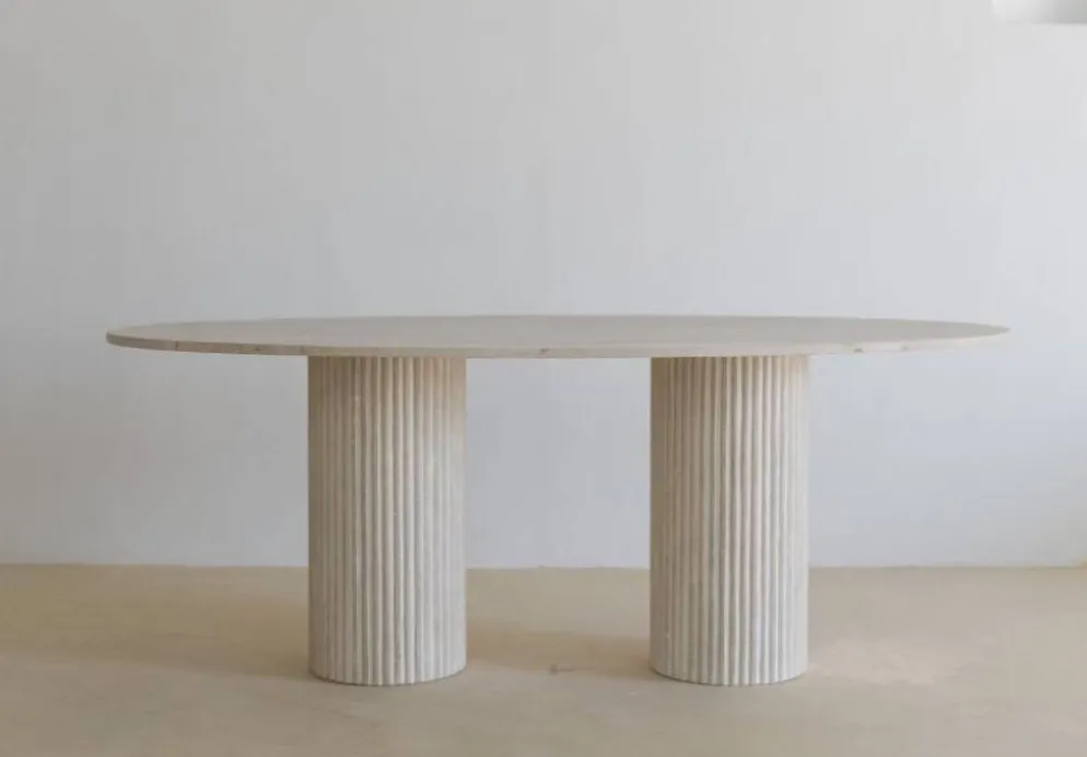 Table a manger - travertin