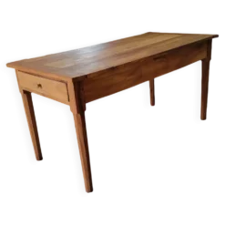 Table ancienne de ferme bois massif noyer