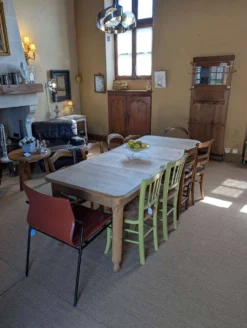 Table ancienne extensible