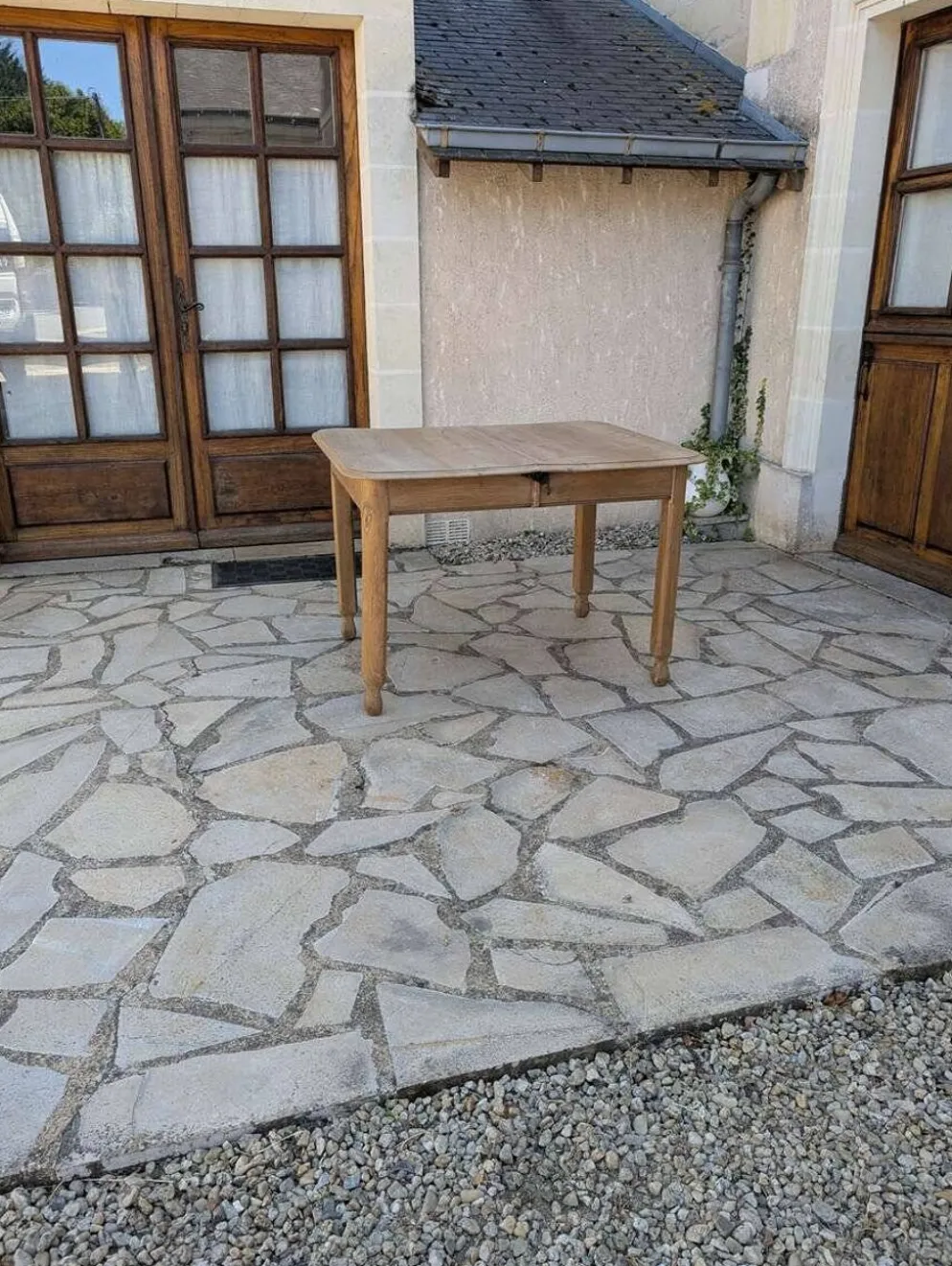 Table ancienne extensible