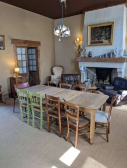Table ancienne extensible