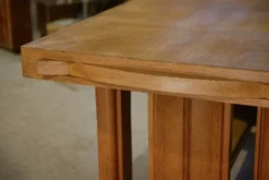 Table art déco en chêne par Léon et Maurice Jallot 1940’s