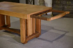 Table art déco en chêne par Léon et Maurice Jallot 1940’s