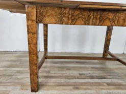 Table Art Déco extensible en racine d'olive