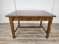 Table Art Déco extensible en racine d'olive
