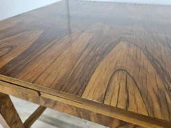 Table Art Déco extensible en racine d'olive