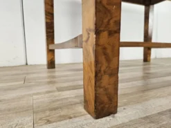 Table Art Déco extensible en racine d'olive