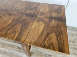 Table Art Déco extensible en racine d'olive