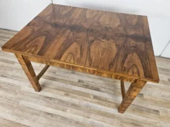 Table Art Déco extensible en racine d'olive