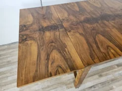 Table Art Déco extensible en racine d'olive