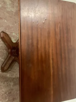 Table a systeme Louis Philippe en acajou XIX siècle