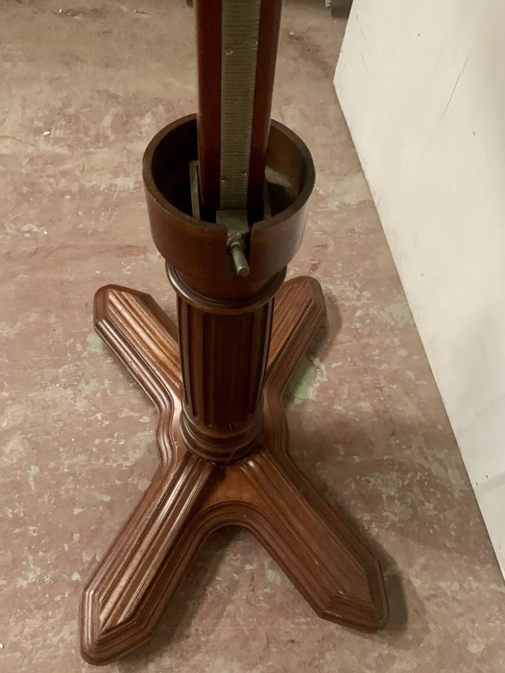 Table a systeme Louis Philippe en acajou XIX siècle