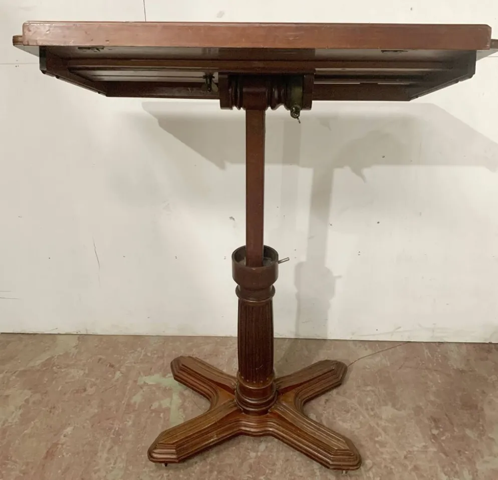 Table a systeme Louis Philippe en acajou XIX siècle