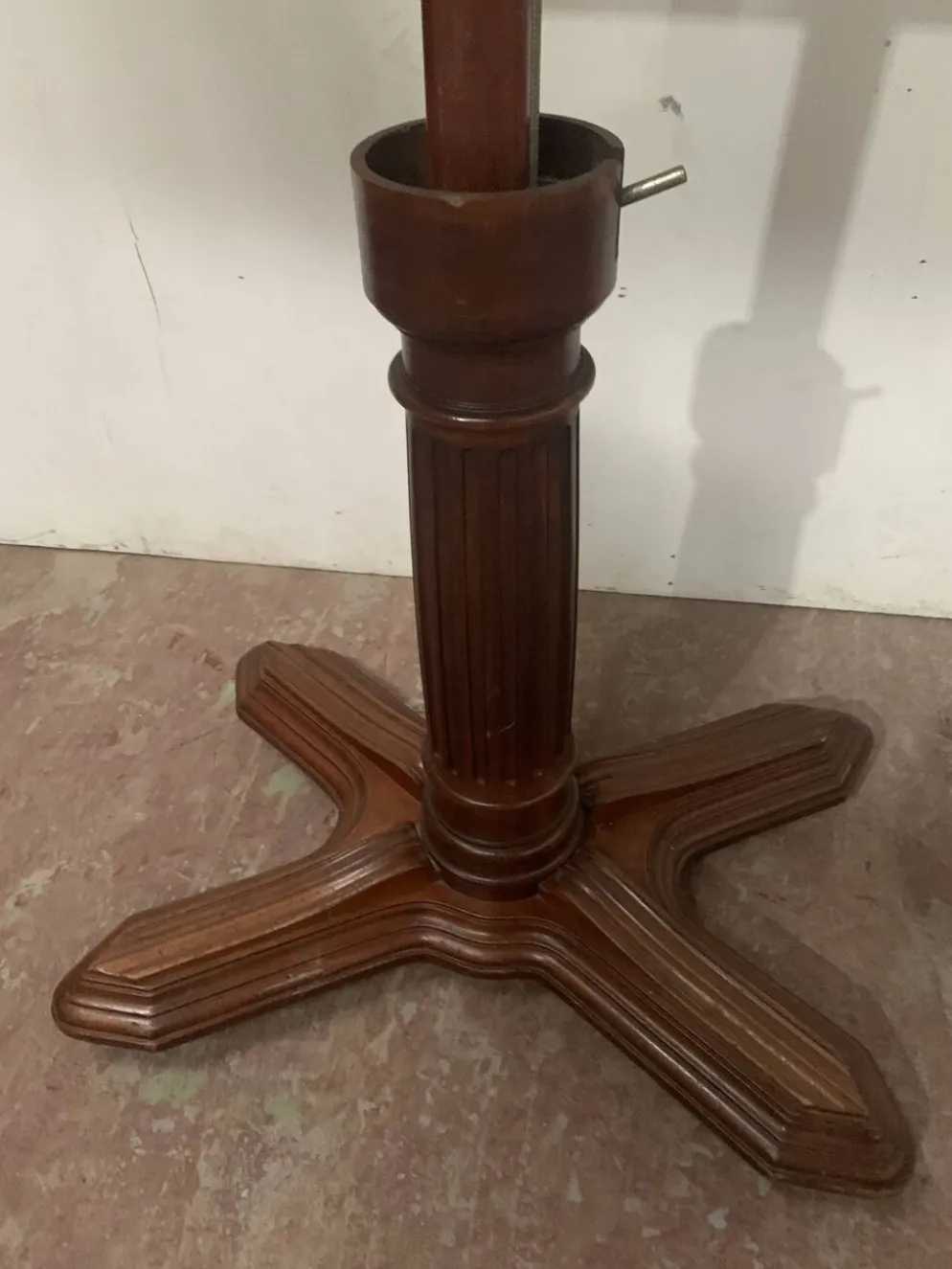 Table a systeme Louis Philippe en acajou XIX siècle