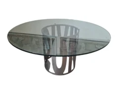 Tableau de Design des Années 80 : Force Industrielle et Transparence